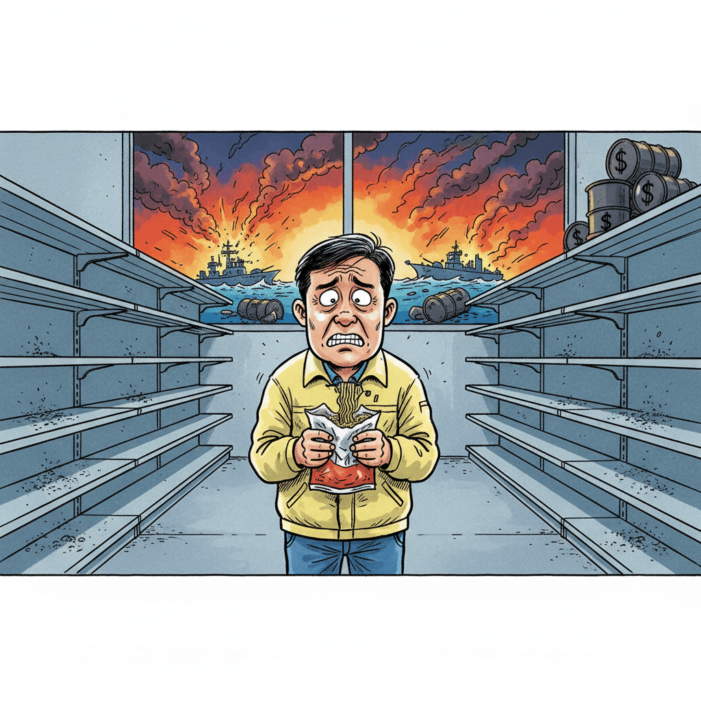 중동 불안 장기화, 한국 강타한 '포장재 대란'…라면까지 위협